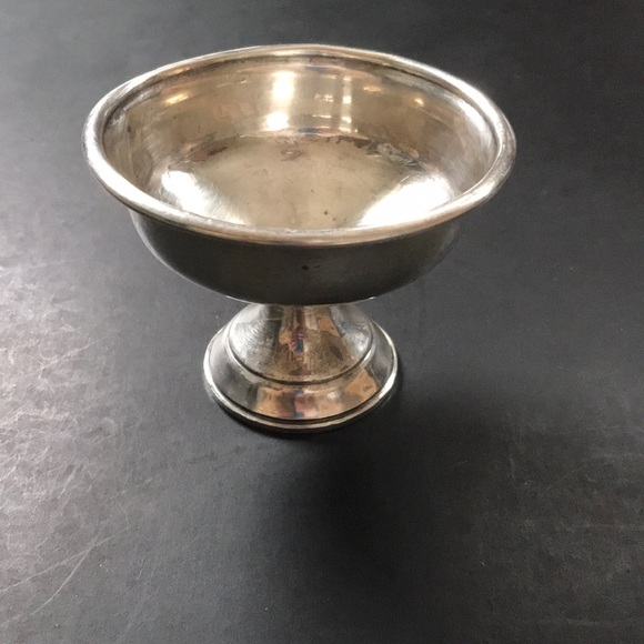 Vintage Other - Sterling Silver weighted ice cream dish